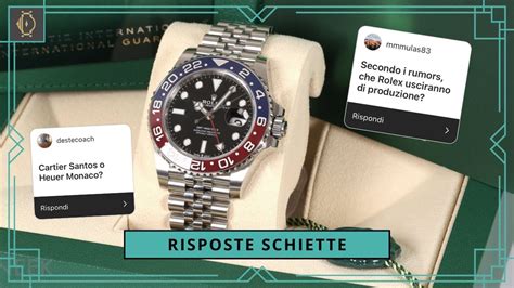 rolex che usciranno di produzione